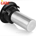 2.2l 1.8l tetera grande con filtro de vidrio resistente al calor